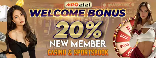 welcome bonus 20% casino & sportsbook MPO2121